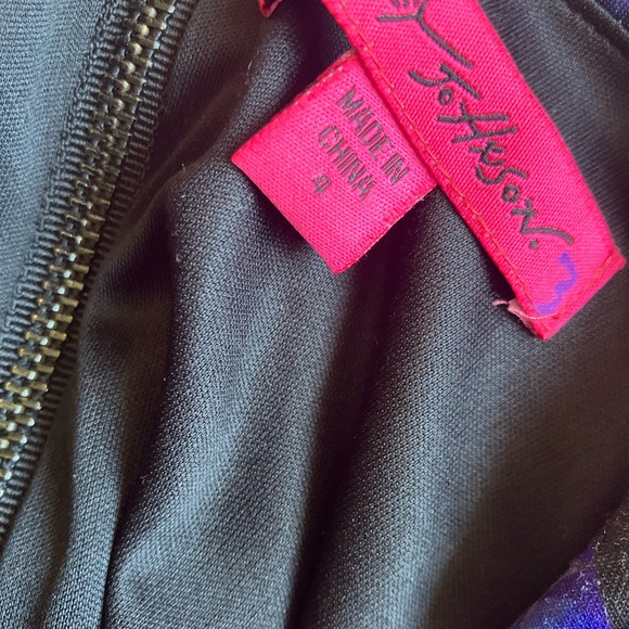 Betsey Johnson Navy and Red Floral Dress - Picture 9 of 9